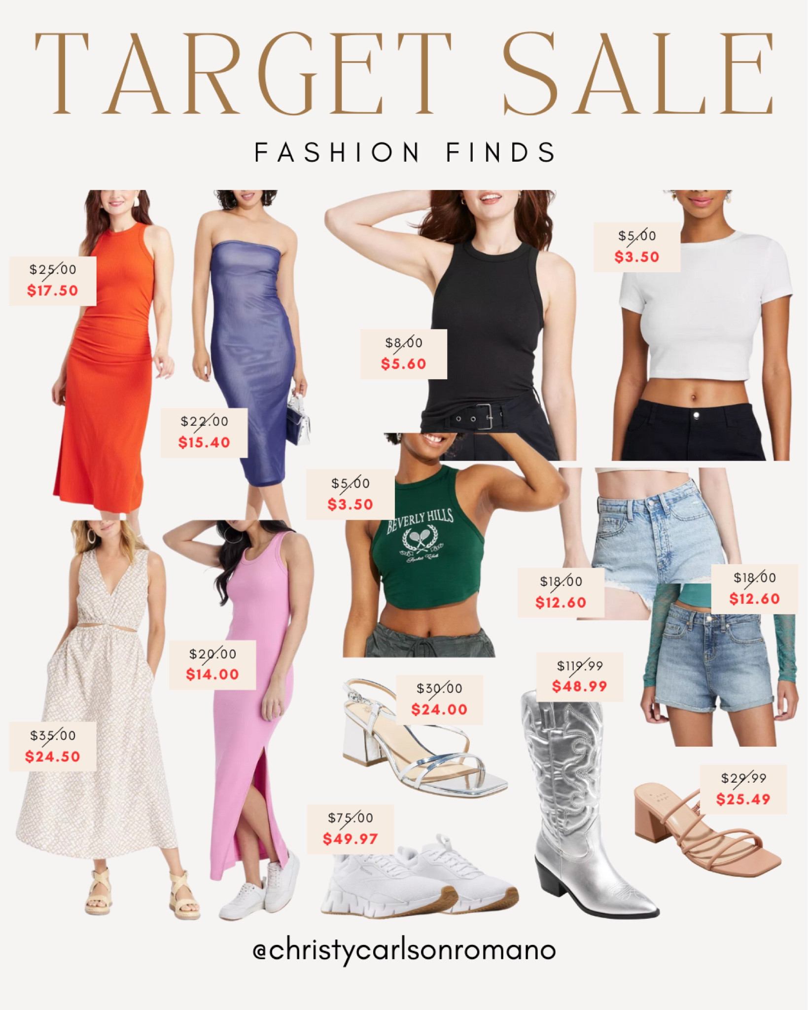 Slay on a budget with these chic dresses, tops, shorts, shoes, and more that's part of Target's Circle Week Sale! Add them to your cart while they're still available!
#onsalenow #capsulewardrobe #summerfashion #affordablefinds 

#LTKSummerSales #LTKStyleTip #LTKSeasonal