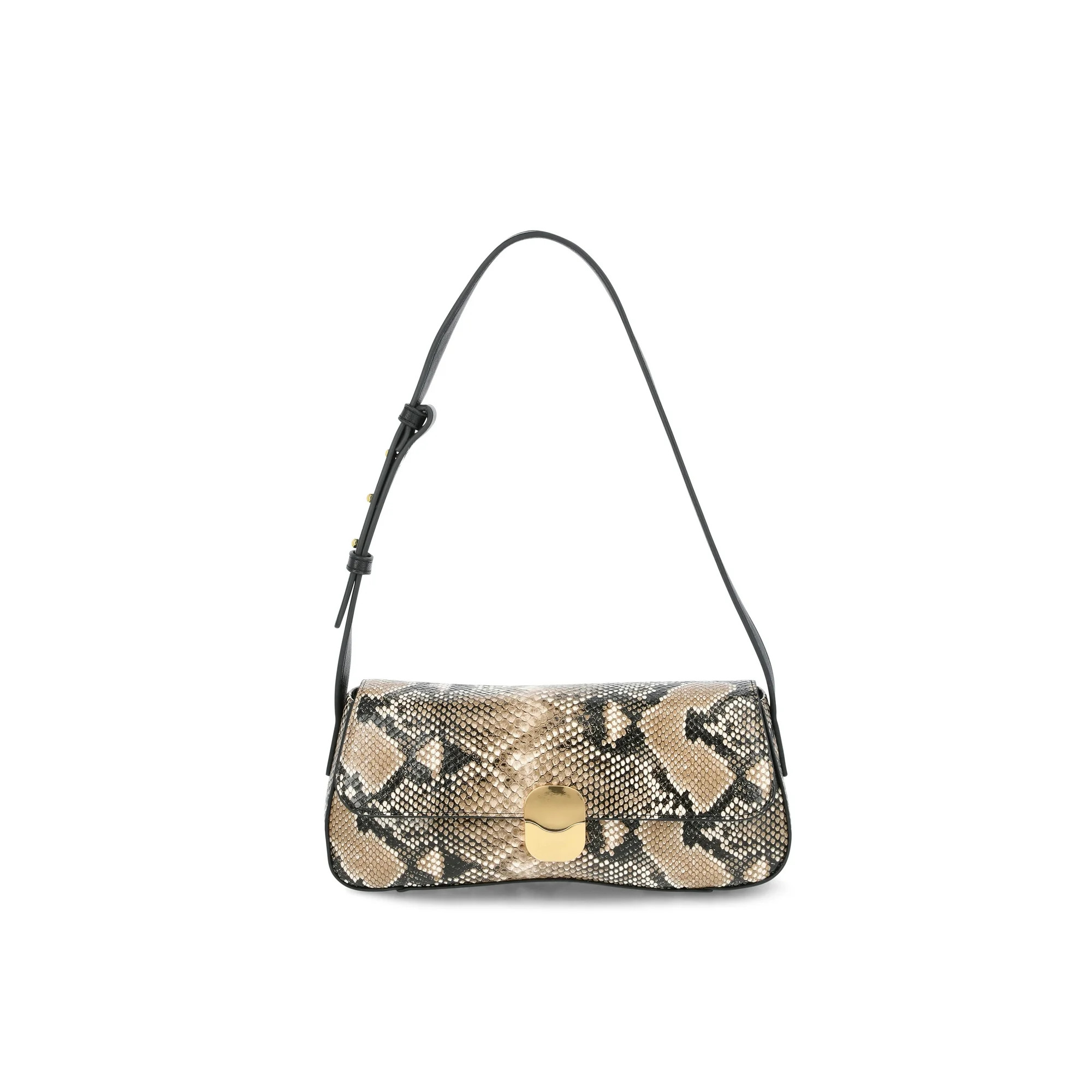 Time and Tru Women's Goldie Shoulder Bag, Snake - Walmart.com | Walmart (US)