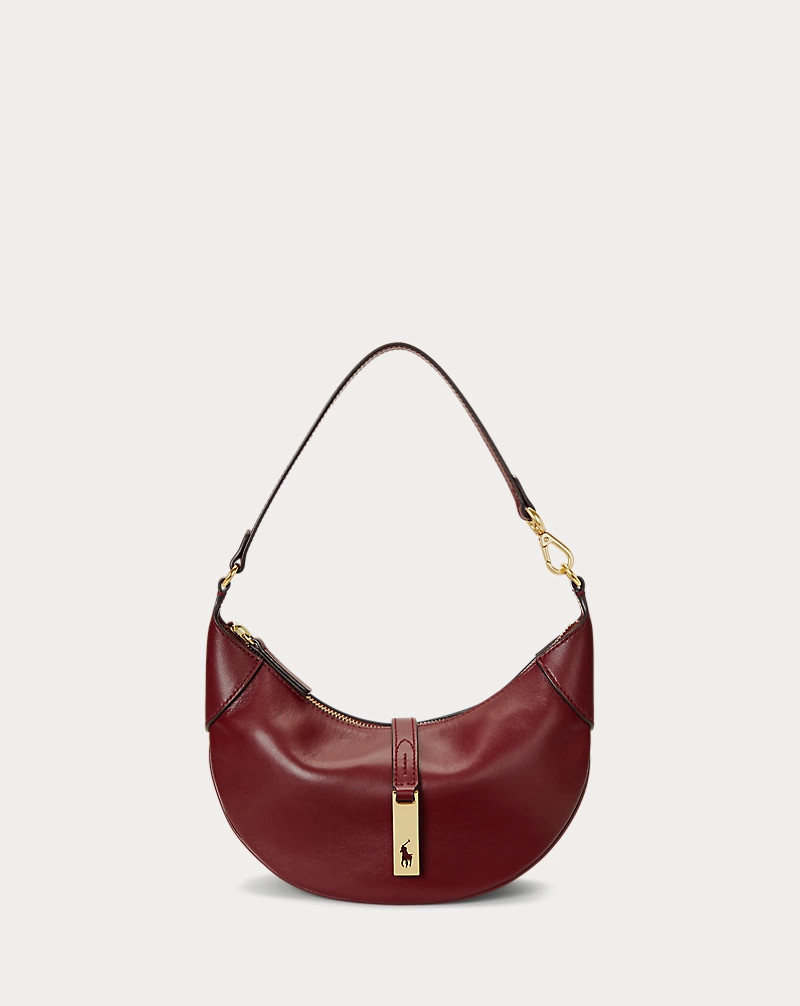 Polo ID Calfskin Mini Shoulder Bag | Ralph Lauren (IE)