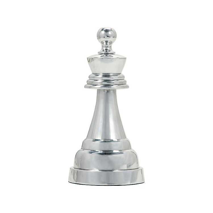 Silver Oversized Queen Chess Piece | Kirkland's Home