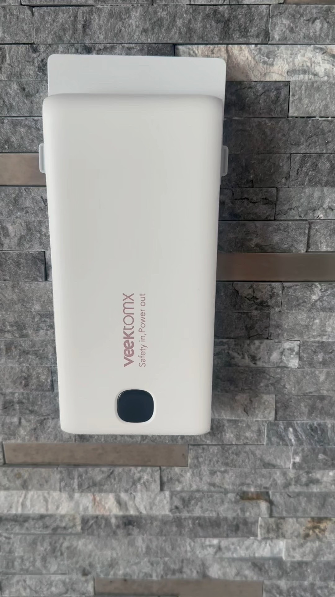 This portable charger power bank has 5 output ports, including 2 built in cables and additional USB C and USB A outputs. It supports charging up to 4 devices simultaneously. Its portable and user-friendly design allows you to charge your devices anytime, anywhere.