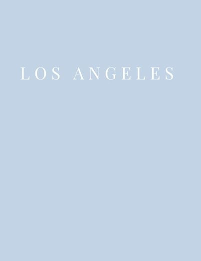 Los Angeles: Baby Blue Decorative Coffee Table Book for Stacking and Home Decoration | Amazon (US)