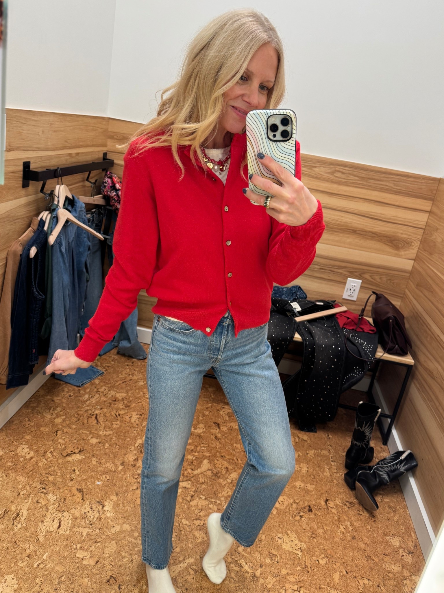 The softest and most perfect red cardigan!! On sale! 

#levis



#LTKCyberWeek #LTKHoliday #LTKFindsUnder100