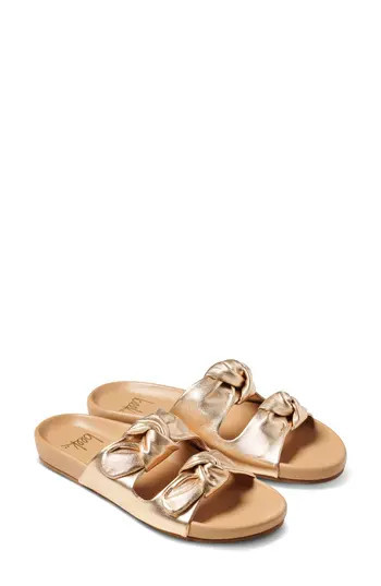 Beek Coquette Knot Slide Sandal in Gold Metallic at Nordstrom Rack, Size 9 | Nordstrom Rack