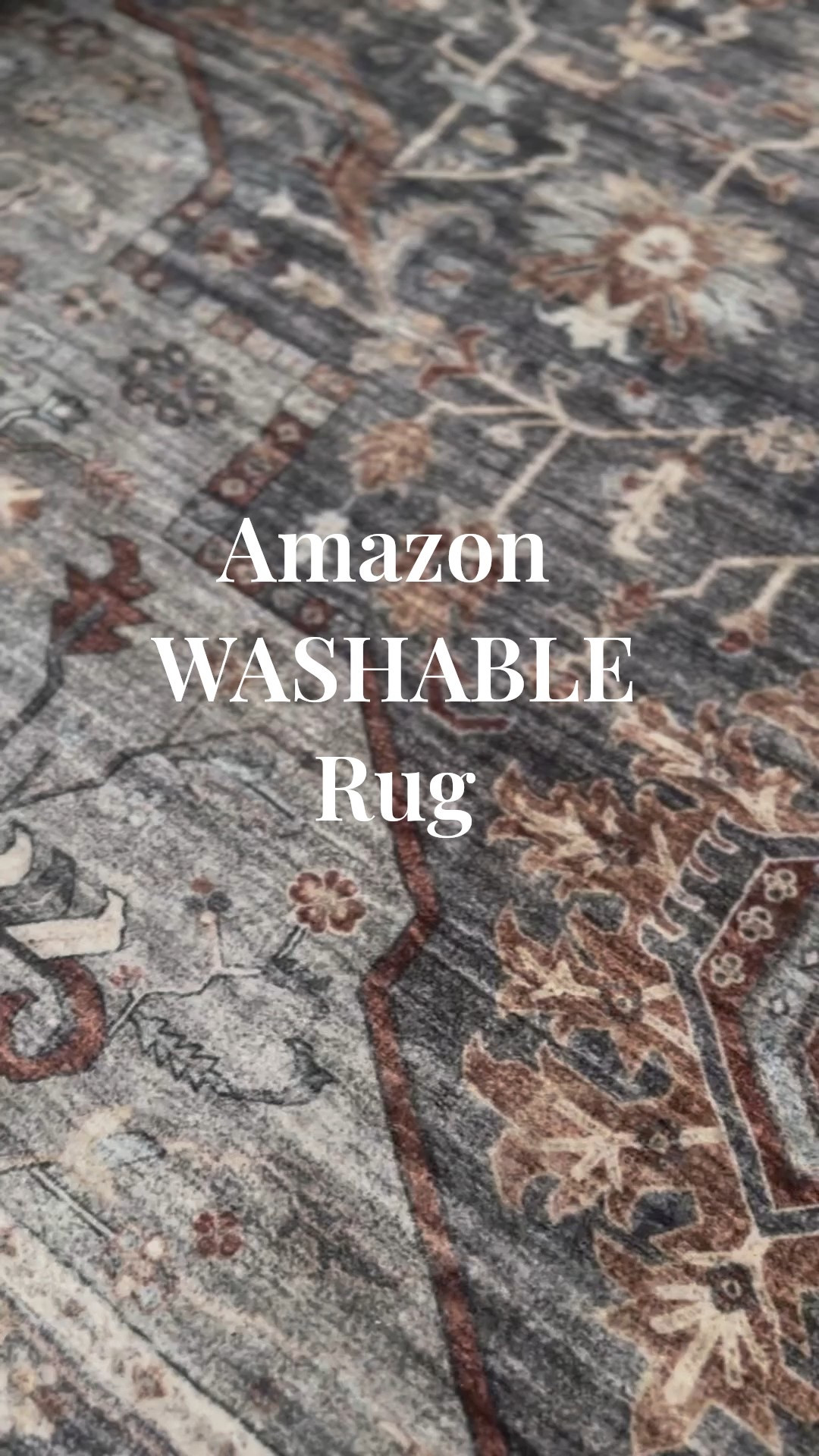 Washable area rug for living room from Amazon! 

#LTKHome #LTKSeasonal #LTKSaleAlert