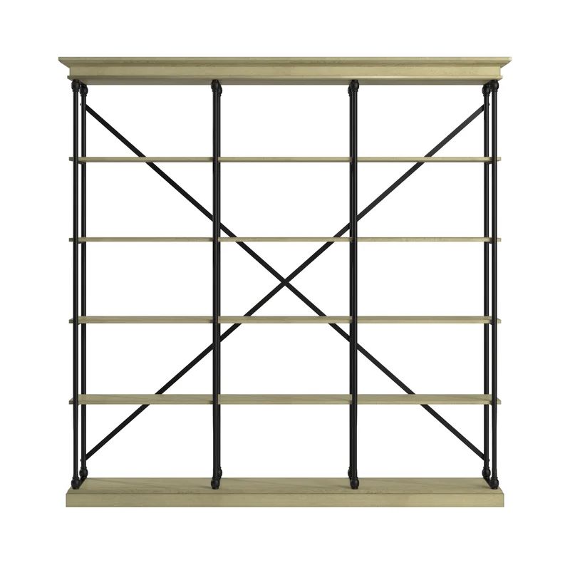 Colby 84'' H Steel Etagere Bookcase | Wayfair North America