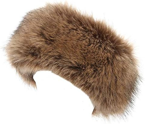 LA CARRIE Faux Fur Headband with Stretch Women's Winter Earwarmer Earmuff | Amazon (US)
