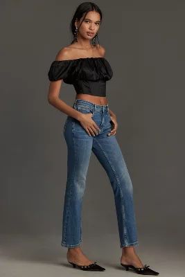 The Yaya Mid-Rise Crop Jeans by Pilcro | Anthropologie (US)