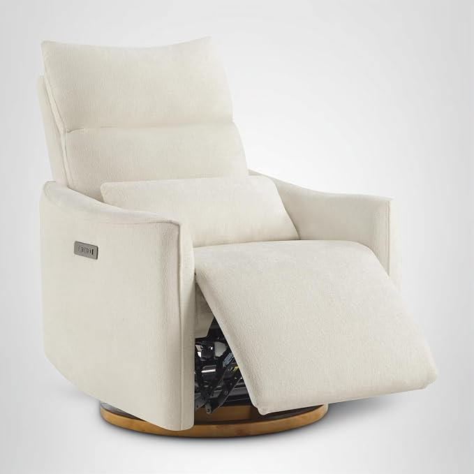 CHITA Swivel Rocker Recliner Chair, Power Nursery Glider Recliner, Nursery Rocking Chair with Adj... | Amazon (US)