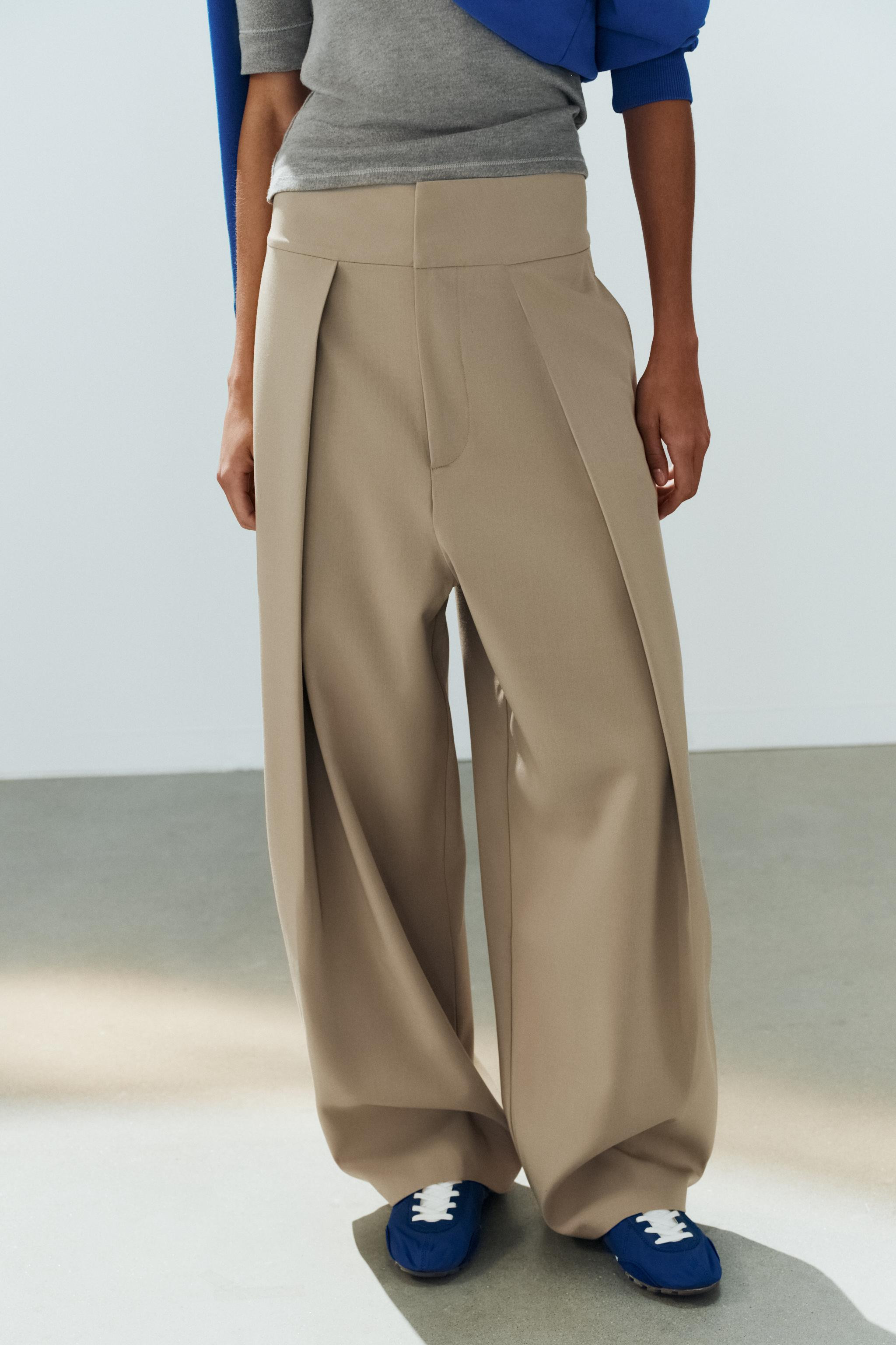 PLEATED BALLOON PANTS | Zara US