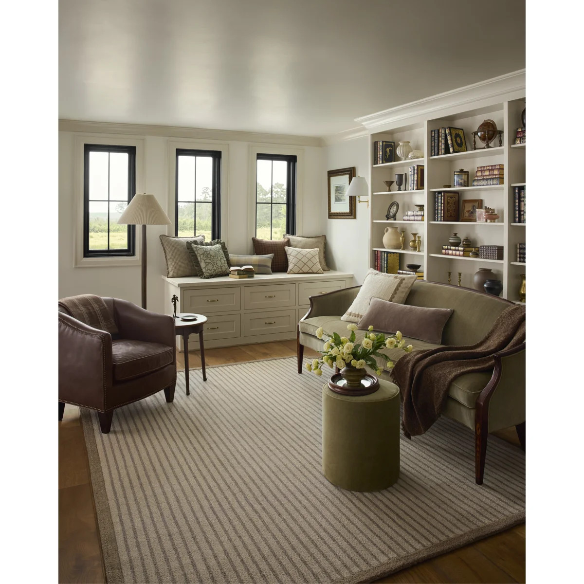 Chris Loves Julia x Loloi Emmeline Bone / Ash Area Rug | Wayfair North America