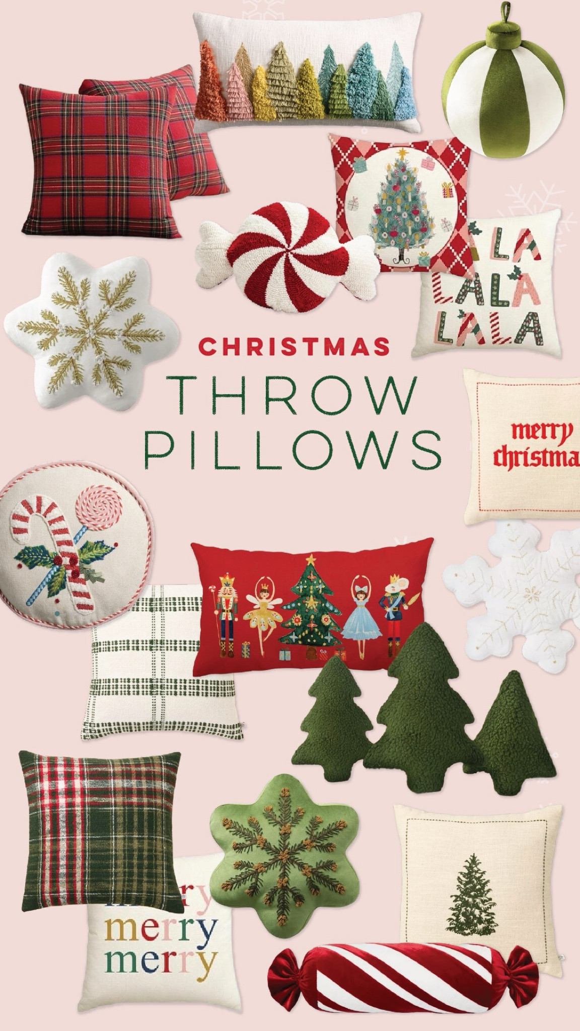 Deck your halls (and your couch!) with the cutest holiday pillows! Cozy cheer is just a pillow toss away! 

#HolidayDecor #PillowPerfection #MerryAndBright

#LTKHoliday #LTKSeasonal #LTKHome