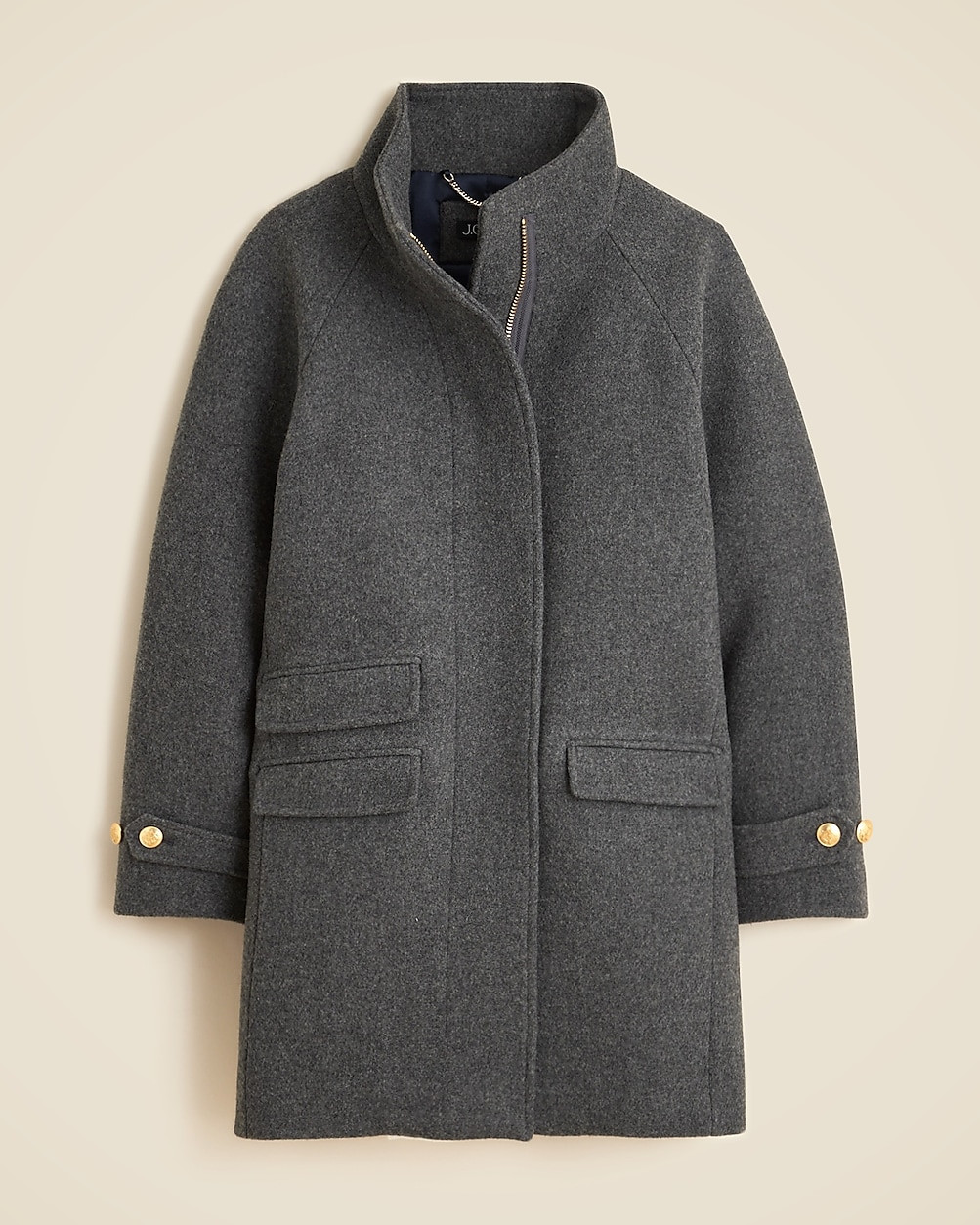 Toscana coat in Italian stadium-cloth wool blend | J. Crew US