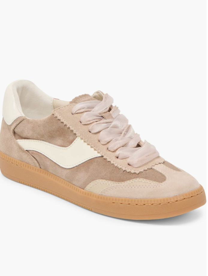 Dolce Vita Tan Suede Scalloped Sneaker  

 #LTKgrwm #LTKmomlife