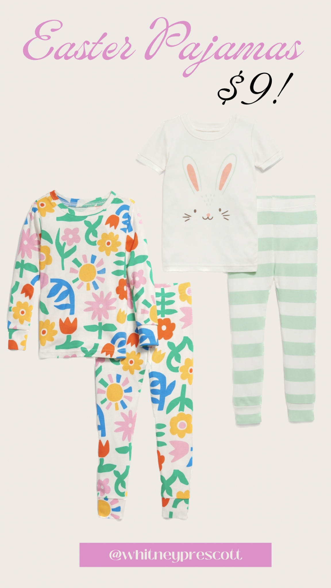 RUN! These pjs + many other cute styles are on sale for only $9! A perfect addition to your kid’s Easter Baskets! 🐣🌸🐰 

Easter Pajamas, Kids Pajamas, Old Navy, Sale

#LTKkids #LTKbaby #LTKsalealert