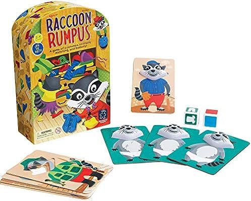 Educational Insights Raccoon Rumpus Game, Dice Rolling Color Matching Preschool Game, Ages 3+ | Amazon (US)