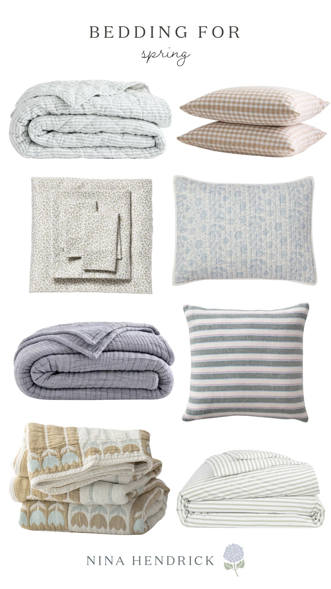 Bedding favorites for spring from Quince, schoolhouse, target, and brooklinen 

#LTKHome #LTKSeasonal