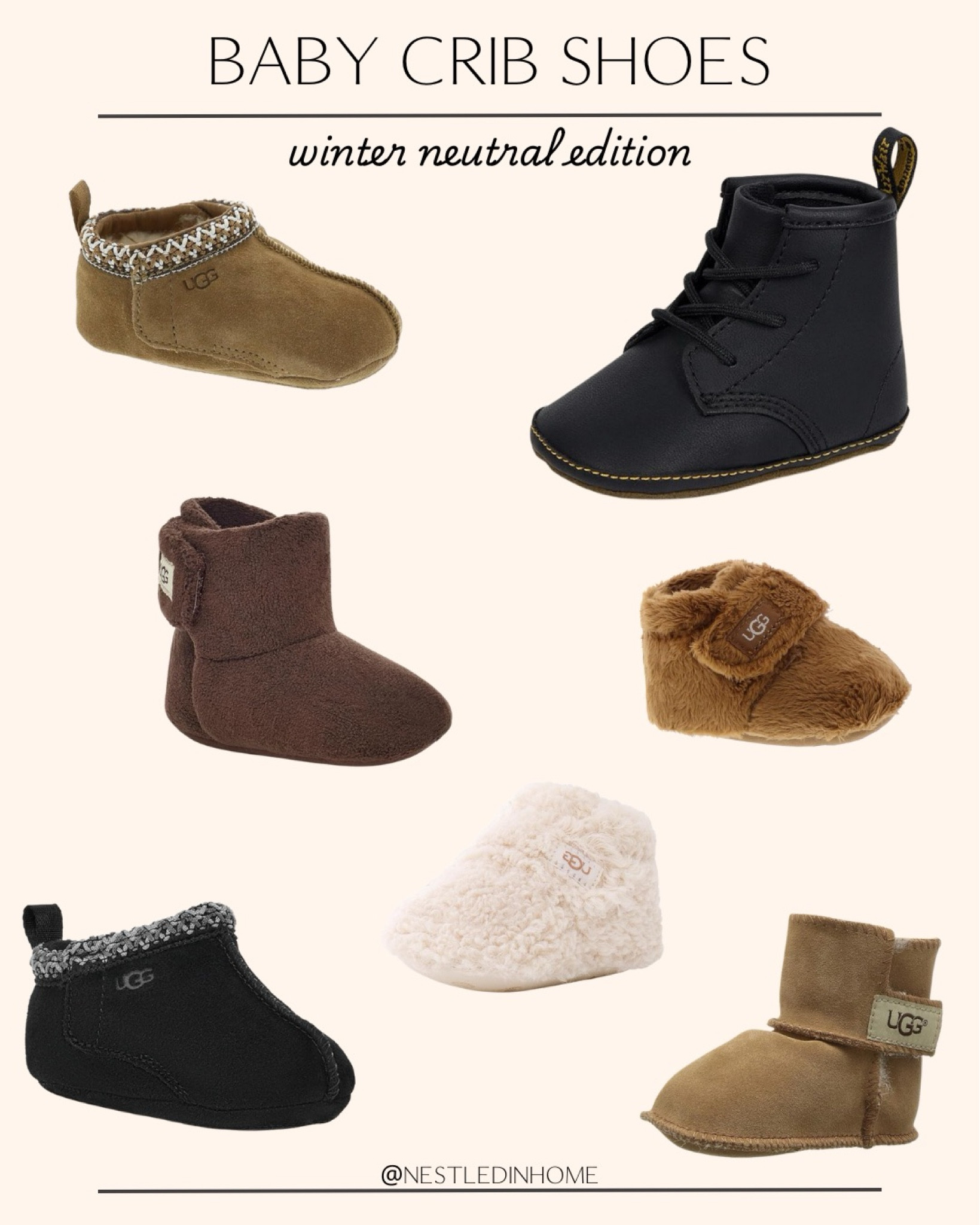 Neutral baby crib shoes for the fall & winter 

#LTKShoeCrush #LTKBaby #LTKSeasonal