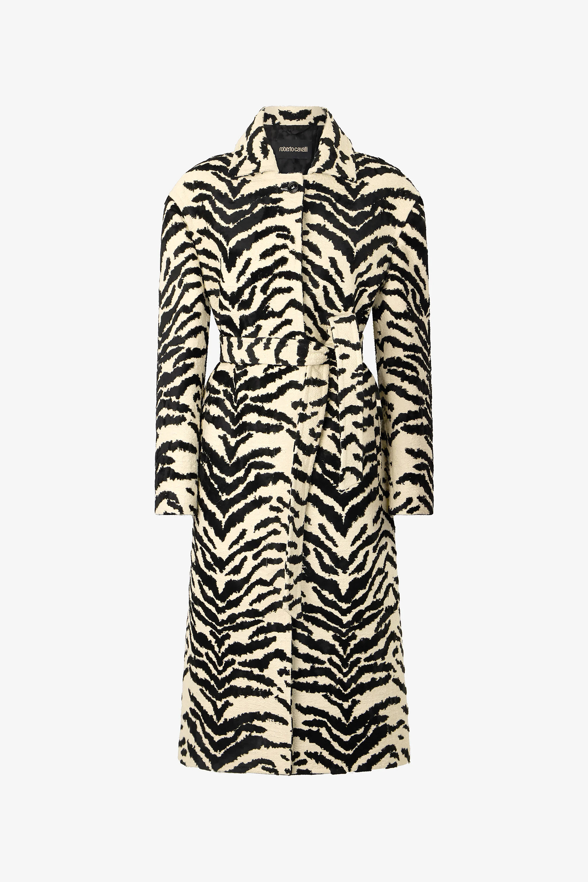 Mantel Mit Print White Tigresse | Roberto Cavalli