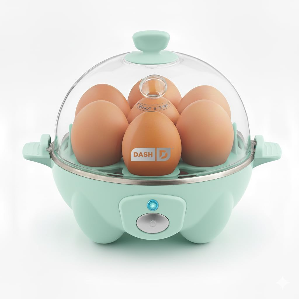 Dash Rapid Egg Cooker - Boiler, Poacher & Steamer - Includes Measuring & Recipe Guide - Dishwashe... | Amazon (US)