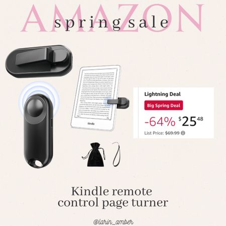 SALE!! kindle remote control page turner for $25! Limited time deal / book lovers



#LTKfindsunder50 #LTKsalealert #LTKtravel