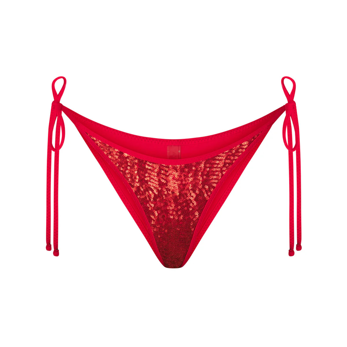 SEQUIN TIE BIKINI BOTTOM | SKIMS (US)
