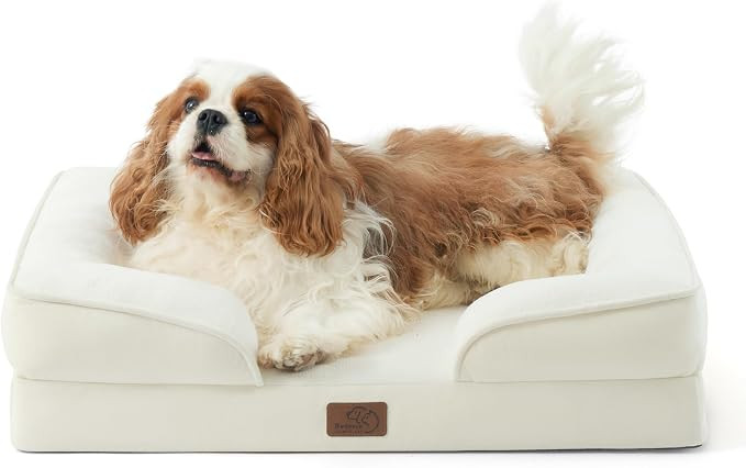 Bedsure Orthopedic Dog Bed Medium Size Dogs - Washable Medium Dog Cat Bed Waterproof, Comfort Pet... | Amazon (US)
