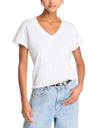 perfectwhitetee Hendrix V Neck Tee  | Bloomingdale's Women | Bloomingdale's (US)