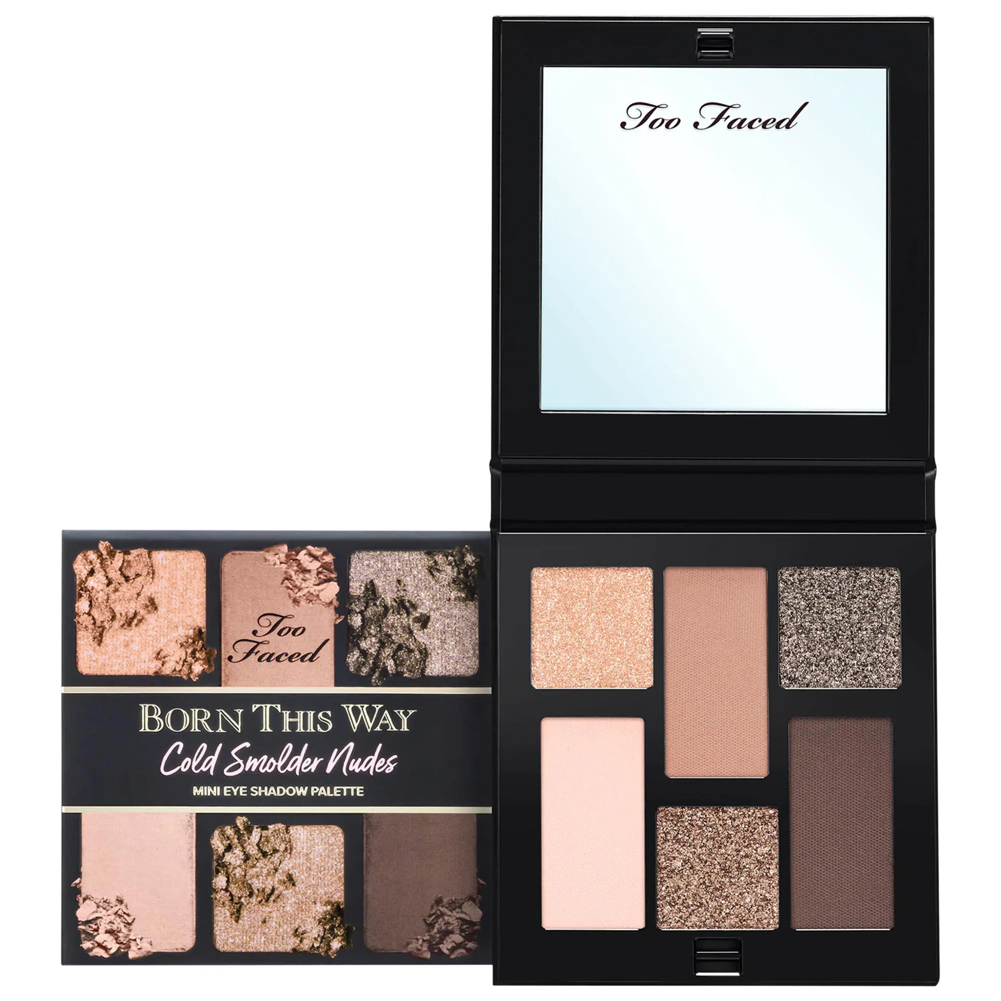 Too Faced Mini Born This Way Complexion-Inspired Eyeshadow Palette Cold Smolder Nudes | Sephora (US)