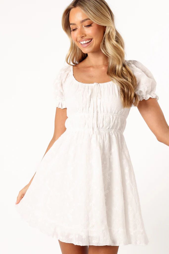 Prive Mini Dress - White | Petal & Pup (US)