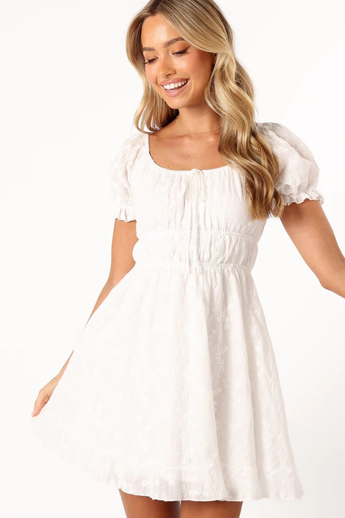 Prive Mini Dress - White | Petal & Pup (US)
