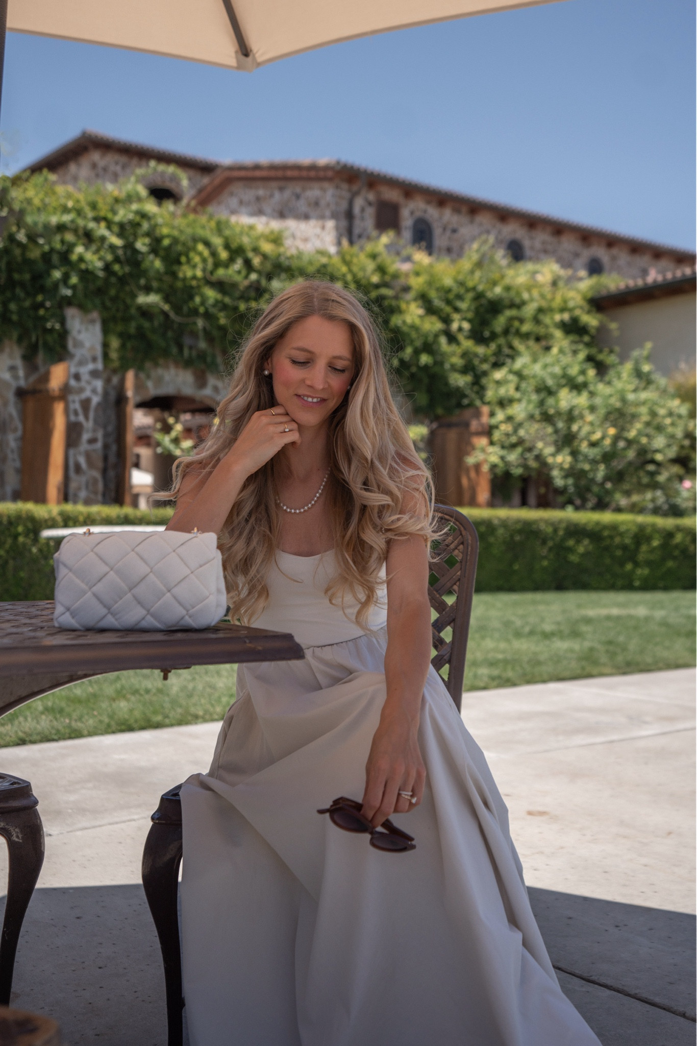 Summer outfits - obsessed with this j. Crew dress. Full skirt, sweetheart neckline and very flattering.

Can be dressed up of down for any summer activity you have on the calendar.

Cream dress, summer neutrals, maxi dress, full skirt dress, what to pack for vacation, feminine style , sleeveless dress, neutral outfits, classic, classy style, timeless style, summer heels, target finds, what to wear wine tasting, vacation outfits,,, travel

#LTKTravel #LTKFindsUnder100 #LTKStyleTip