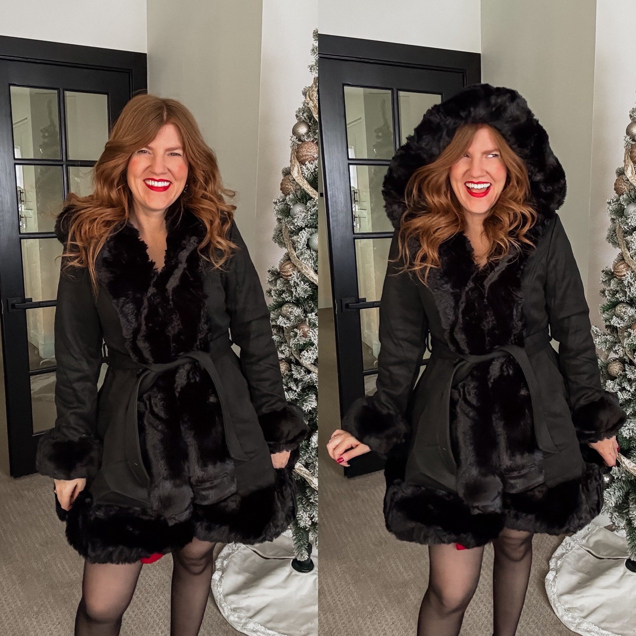 Love this fur coat from Amazon. So soft! Size medium. 

#LTKFindsUnder100 #LTKPetite #LTKHoliday