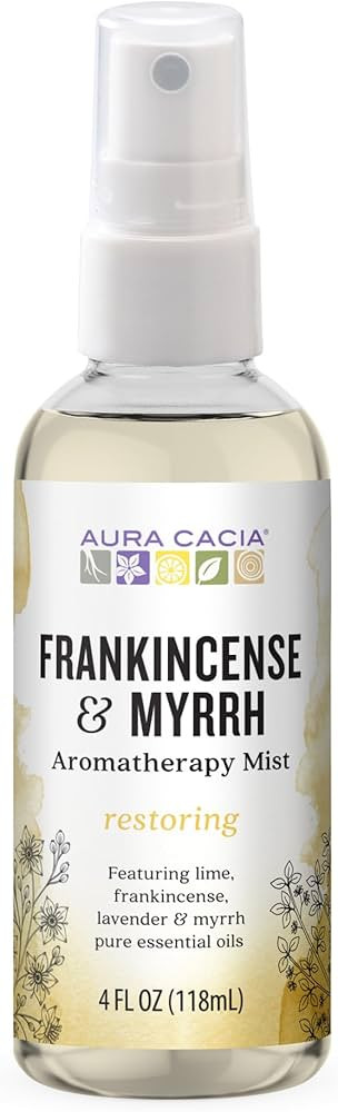 Aura Cacia Frankincense & Myrrh Mist, 4 Fz | Amazon (US)