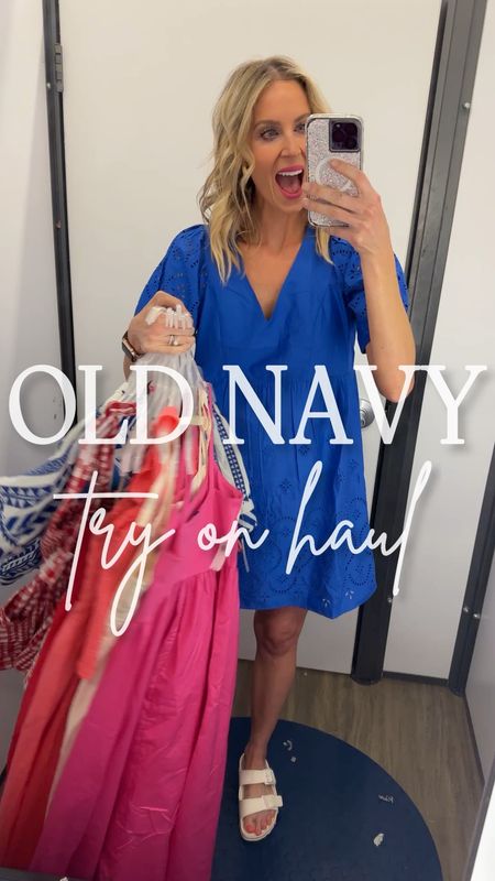 Huge Old Navy try on haul! You are going to love these, Old Navy outfits! Old Navy dresses for spring, rompers, Fourth of July, outfit, ideas, and more! 

#LTKsalealert #LTKunder50