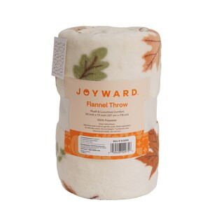 Joyward Fall Leaves Flannel Throw Blanket, 50 x 70 in | CVS Health