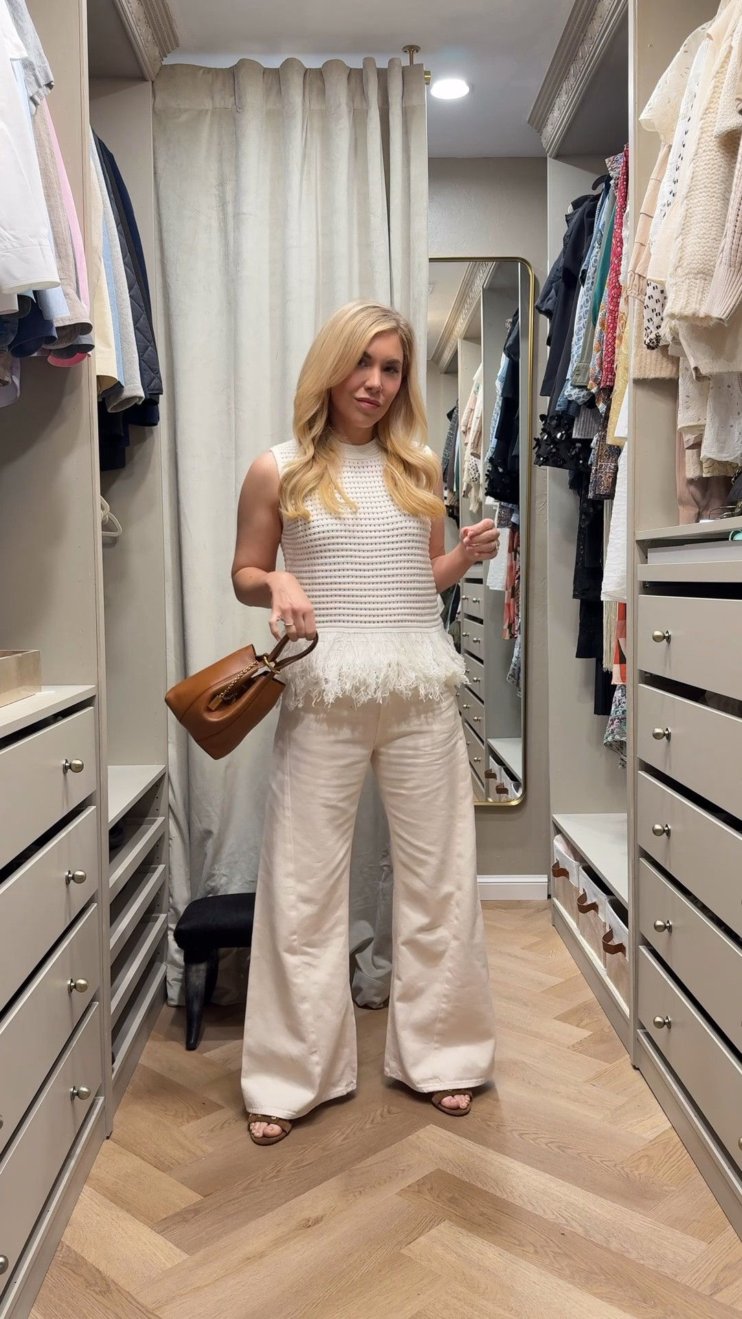 Love the shape of these twist jeans. 
I sized down (there’s no stretch) I’m in 26 instead of my usual 25
Green necklace selling out!!

#LTKgrwm #LTKdayinmylife #LTKootd