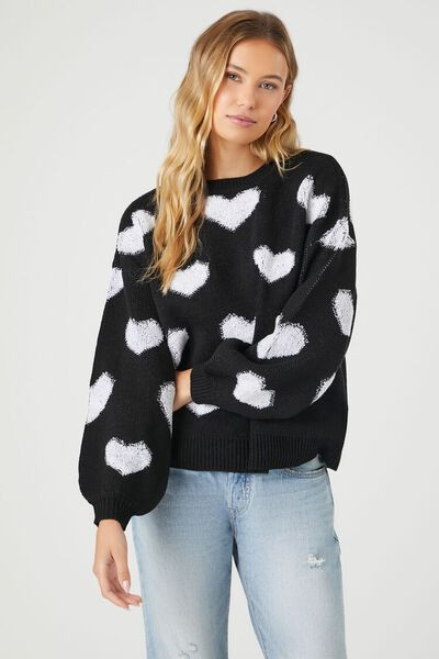 Heart Print Pullover | Forever 21 | Forever 21 (US)