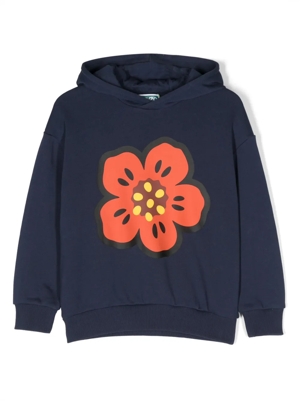 Kenzo Kids Boke Flower-print Cotton Hoodie - Farfetch | Farfetch Global