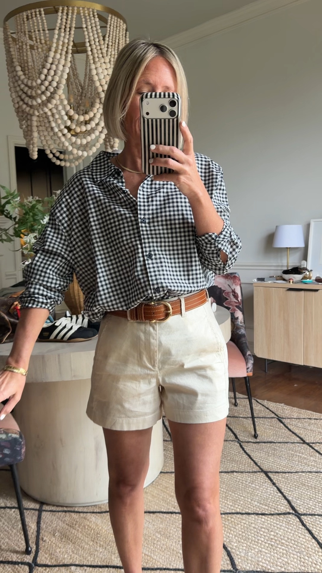 elevated style that isn’t overly dressy, but just polished and easy to throw on and run out the door to those grad parties, recitals, end of year celebrations 

shorts run small- I sized up to a 26. Where in the bottom down in a small, I probably would’ve preferred an extra small. So I would do your true size

#LTKSaleAlert #LTKstorytime #LTKOver40