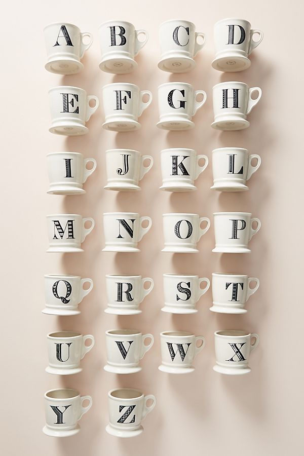 Monogram Mug | Anthropologie (US)