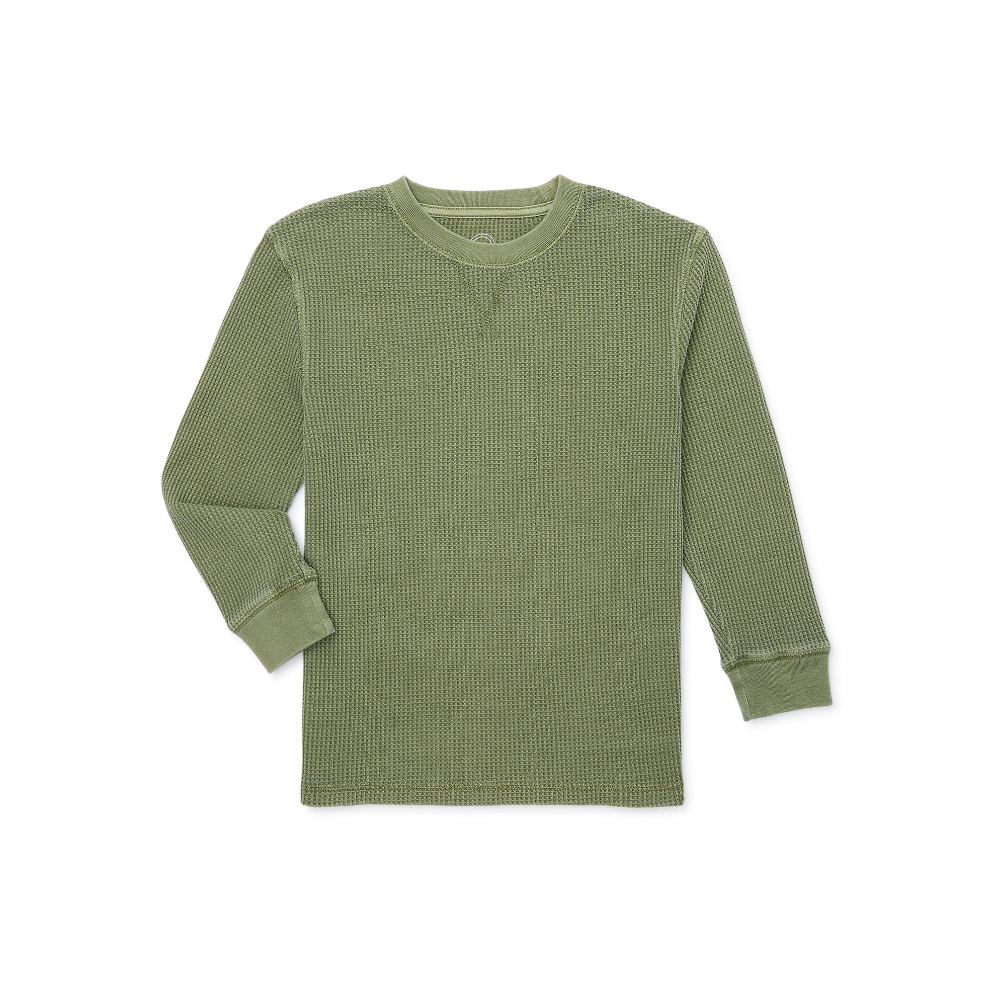 Wonder Nation Boys Long Sleeve Thermal Shirt, Sizes 4-18 & Husky | Walmart (US)