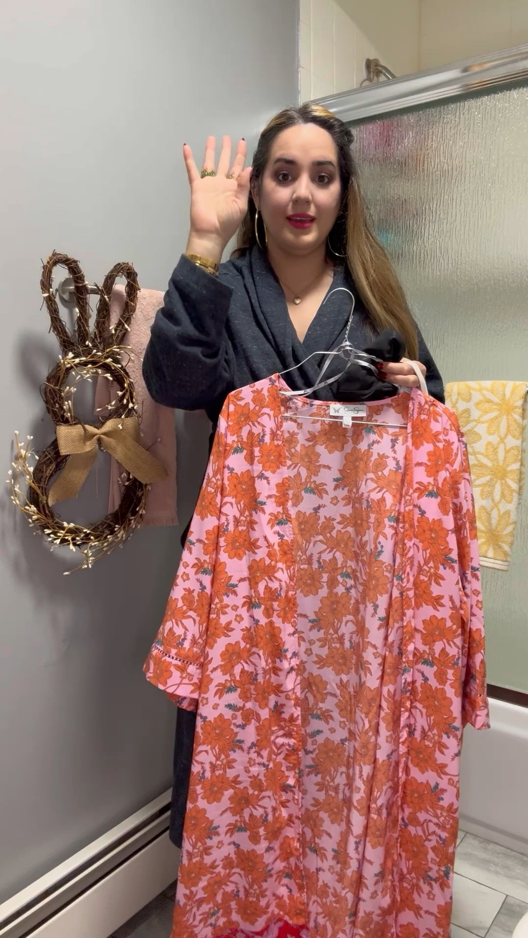 In love with this mom friendly ootd! This Walmart kimono is SOLD OUT in size S/M & L/XL they only have it available in XXL! Would recommend if you like a really loose fit specially if you want to wear it as a coverup for the beach!

#LTKTravel #LTKStyleTip #LTKSwim