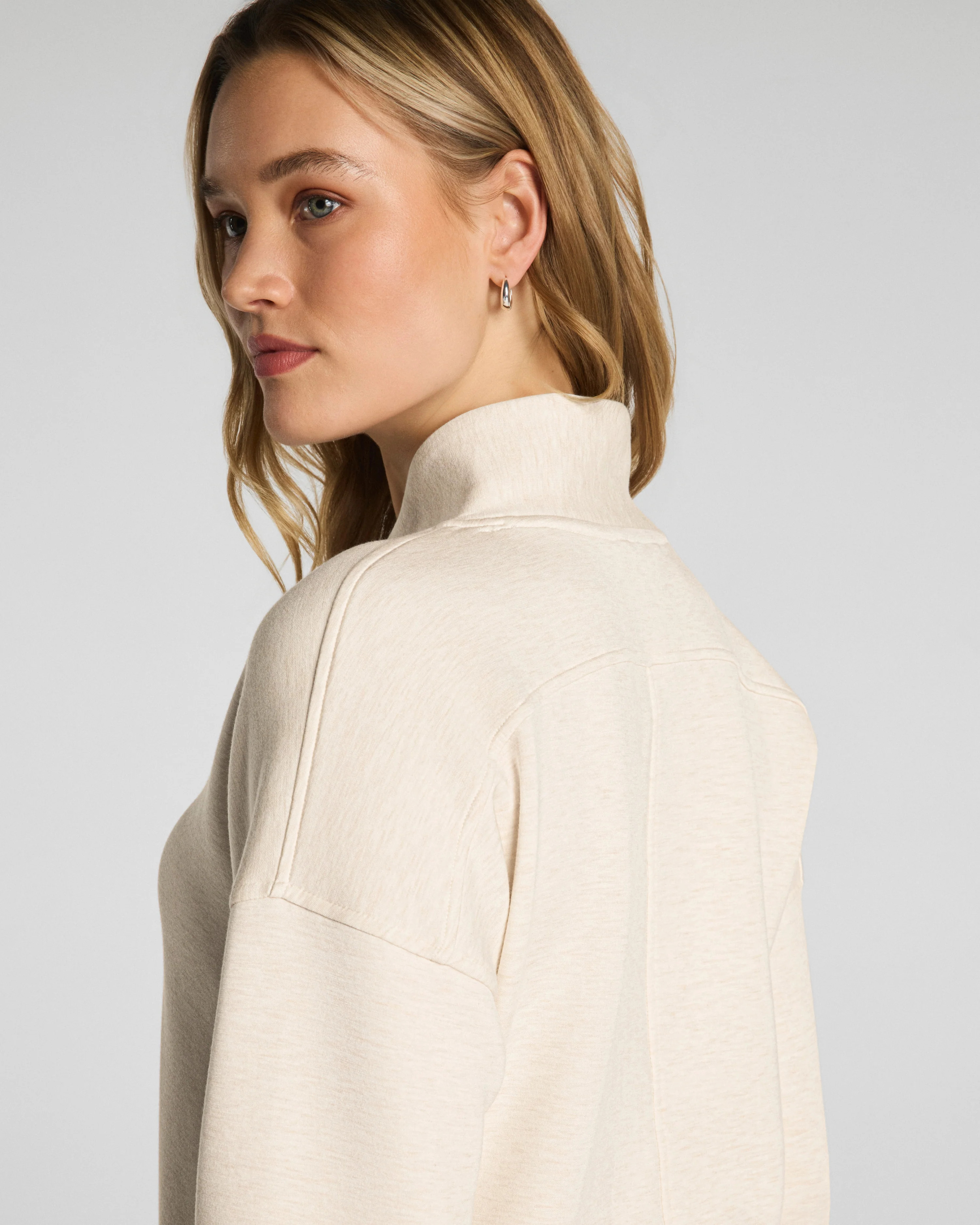 SPANX AirEssentials®Shawl Collar Half Zip | Spanx