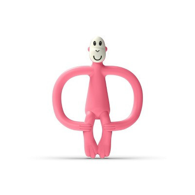 Matchstick Monkey Original No Tail Monkey Teether Toy - Pink: BPA-Free Silicone | Target