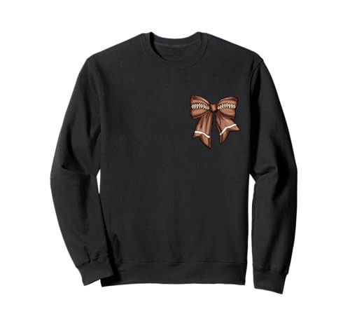 Football Bow Game Day Coquette Women Front and Back Print Sweatshirt | Amazon (US)