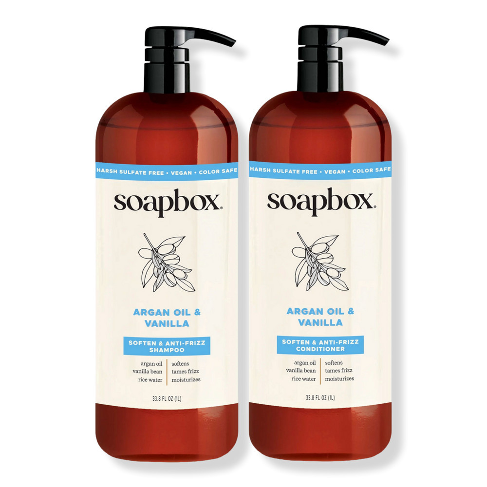 Soapbox Argan Oil Shampoo & Conditioner Duo - 33.8 oz | Ulta