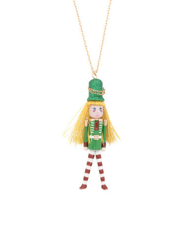 Nutcracker Long Pendant Necklace | TJ Maxx