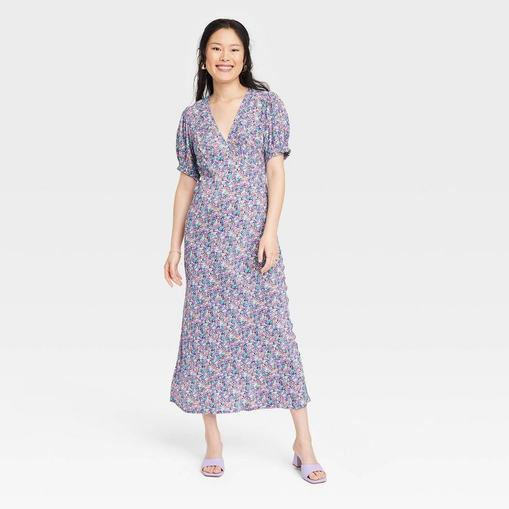Women's Puff Short Sleeve Dress - A New Day™ | Target