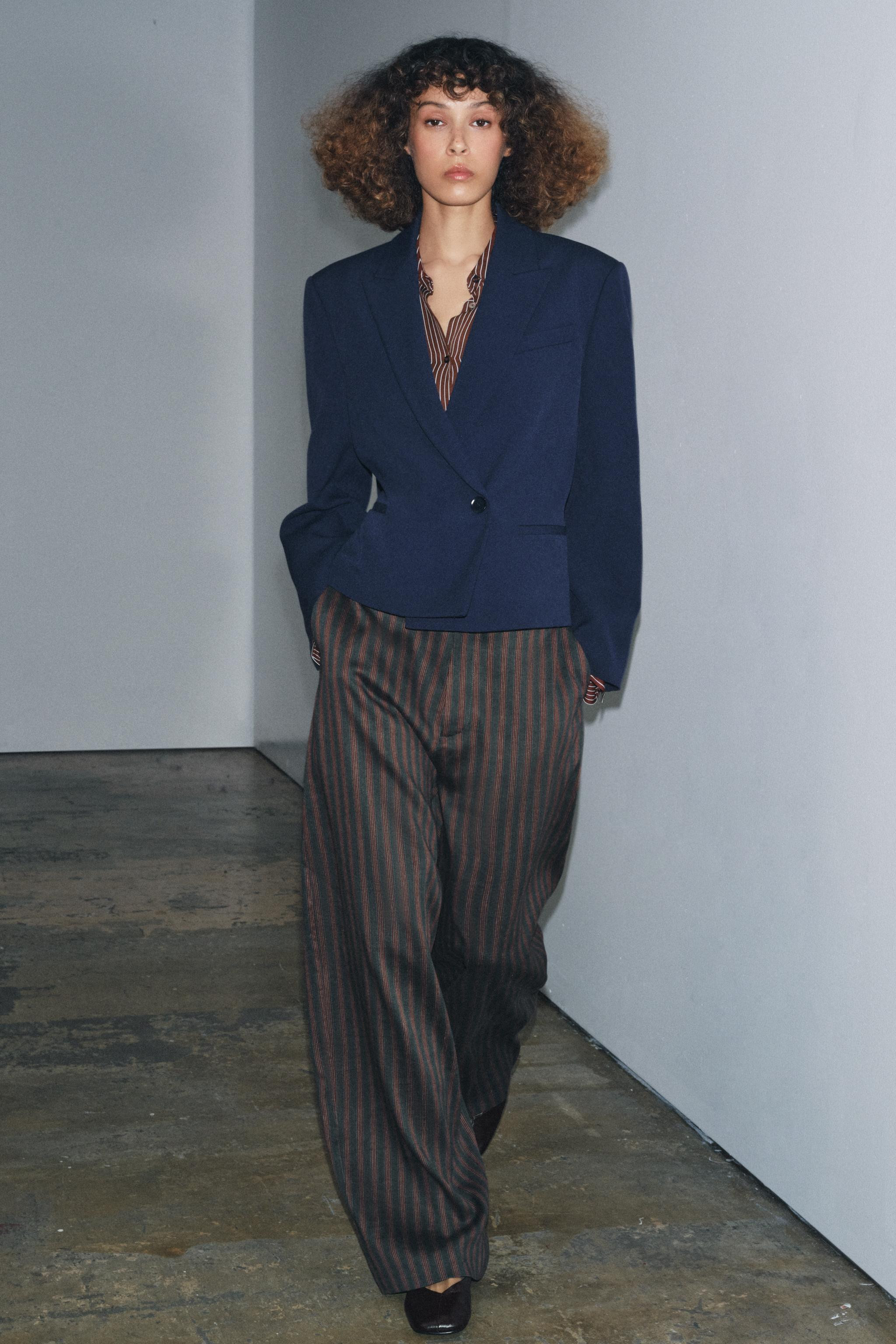 ZW COLLECTION STRIPED PANTS | Zara US